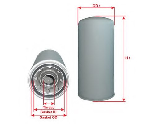 SAKURA  Automotive HC-45040 Filter, operating hydraulics